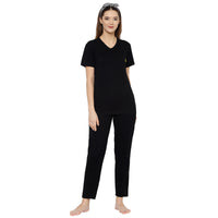 Mack Jonney Black Women's Night Suit