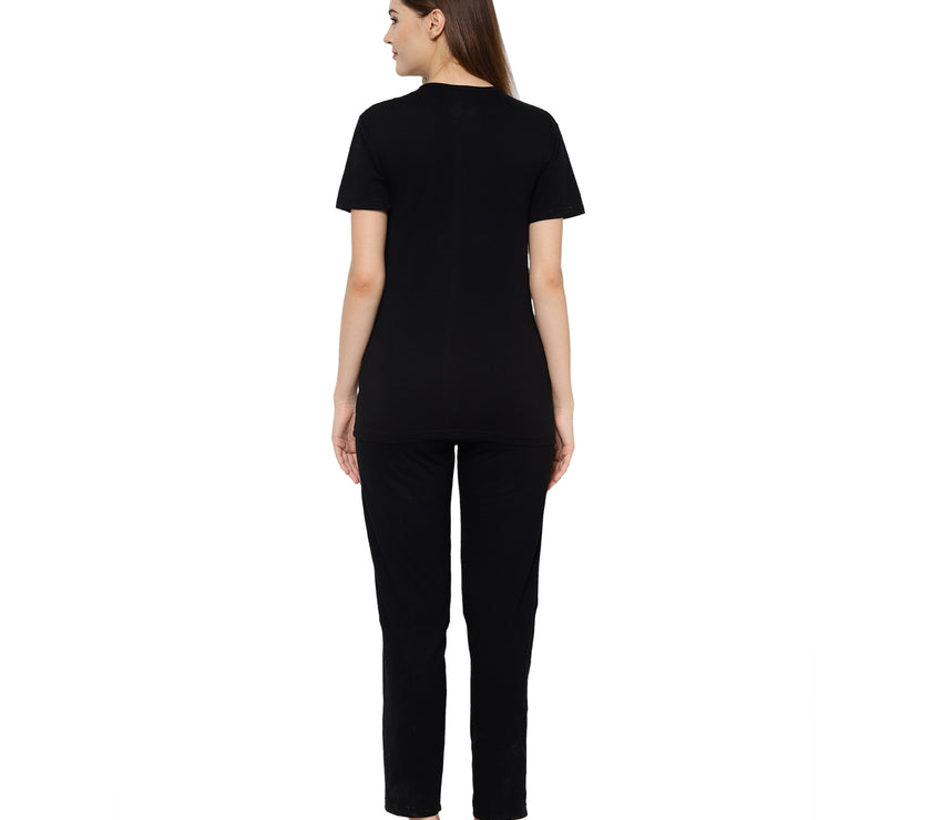 Mack Jonney Black Women's Night Suit