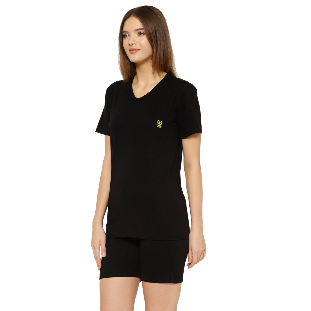 Mack Jonney Black Women's Night Suit