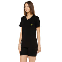 Mack Jonney Black Women's Night Suit