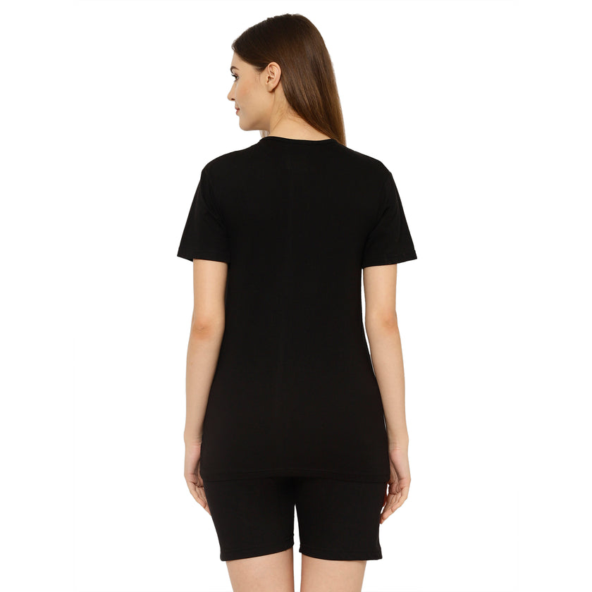 Mack Jonney Black Women's Night Suit