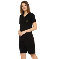 Mack Jonney Black Women's Night Suit