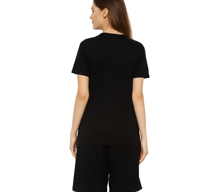 Mack Jonney Black Women's Night Suit