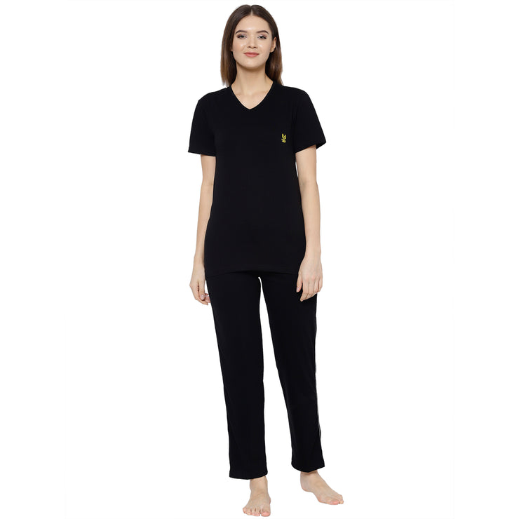 Mack Jonney Black Women's Night Suit