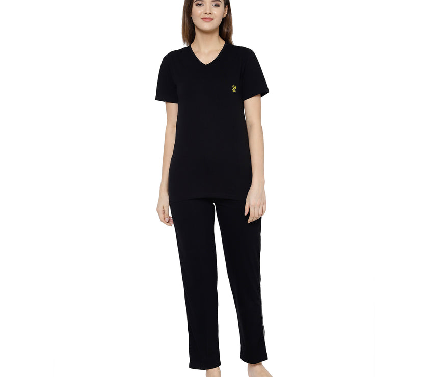 Mack Jonney Black Women's Night Suit