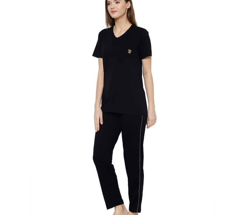 Mack Jonney Black Women's Night Suit