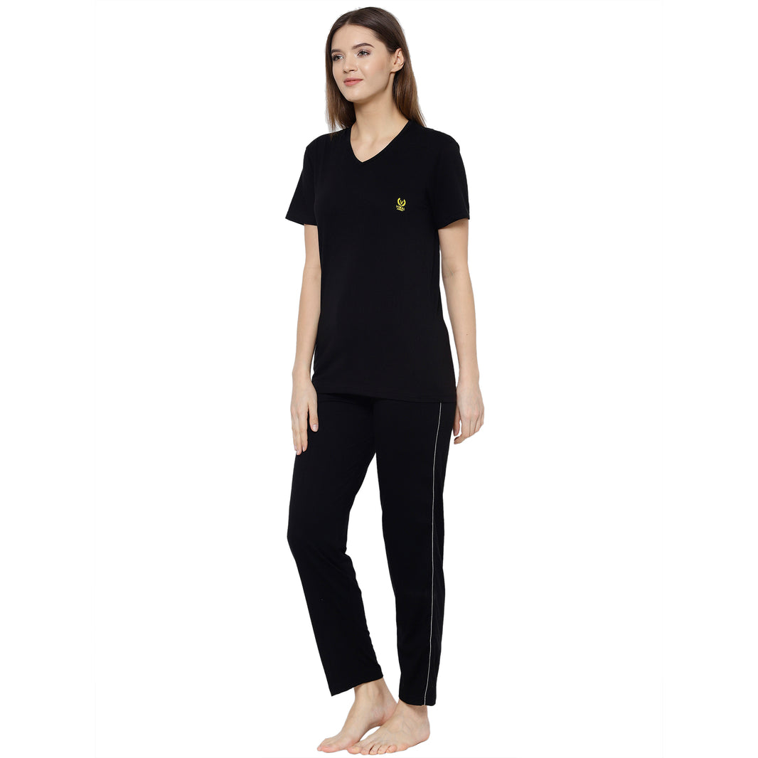 Mack Jonney Black Women's Night Suit
