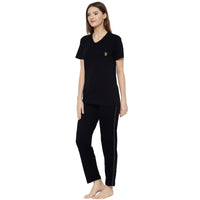 Mack Jonney Black Women's Night Suit