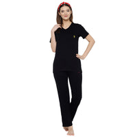 Mack Jonney Black Women's Night Suit