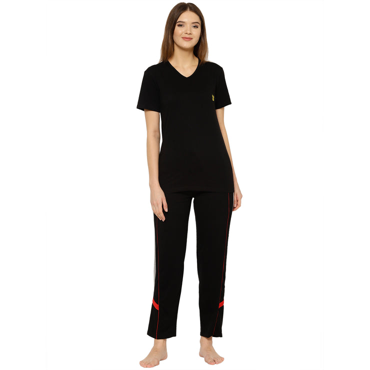 Mack Jonney Black Women's Night Suit