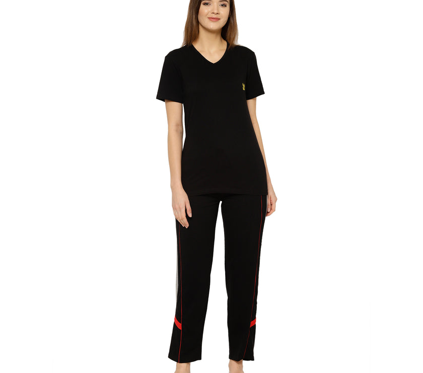 Mack Jonney Black Women's Night Suit