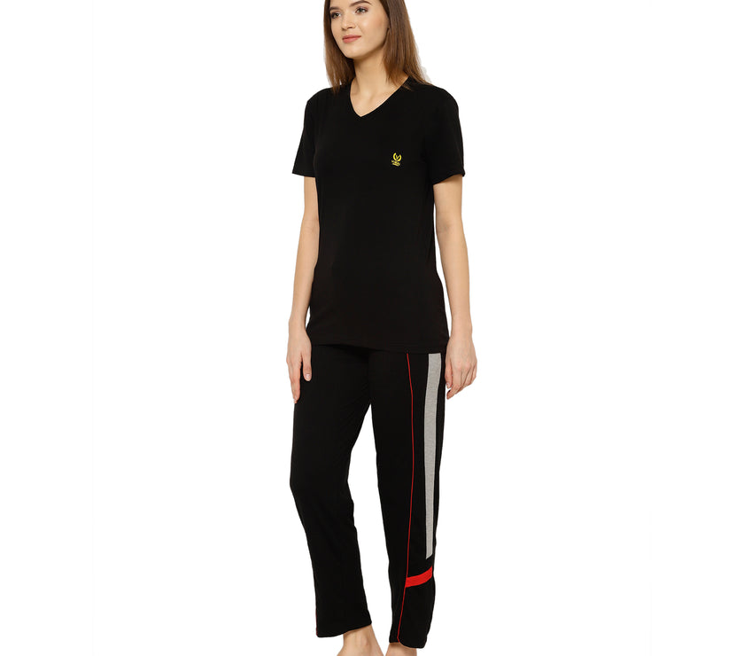 Mack Jonney Black Women's Night Suit