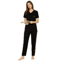 Mack Jonney Black Women's Night Suit