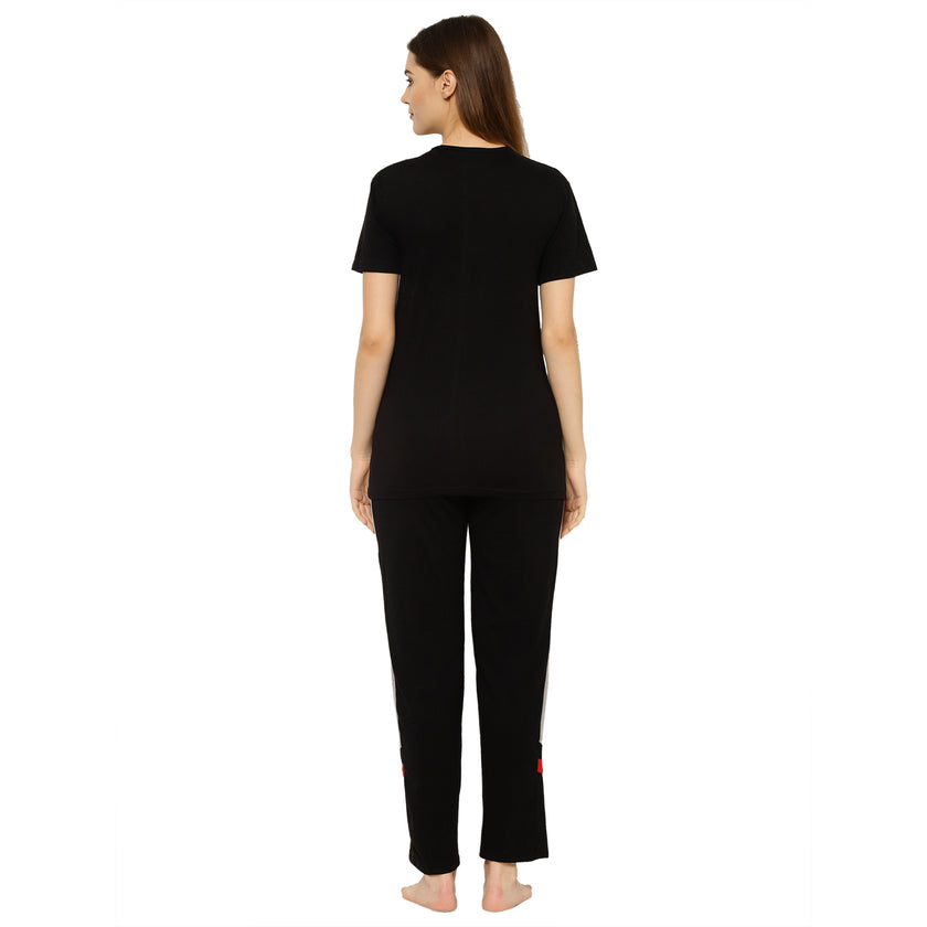 Mack Jonney Black Women's Night Suit