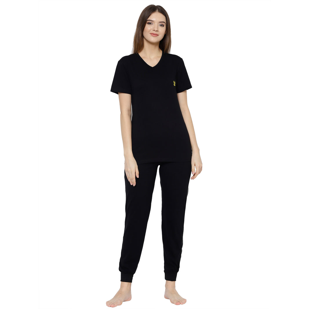 Mack Jonney Black Women's Night Suit