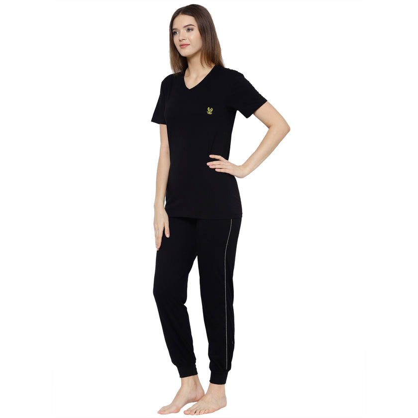 Mack Jonney Black Women's Night Suit