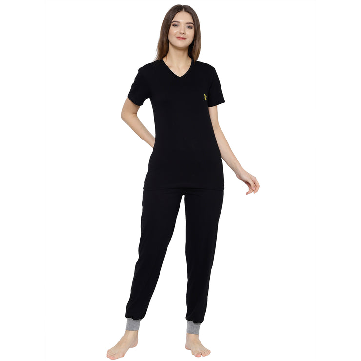 Mack Jonney Black Women's Night Suit