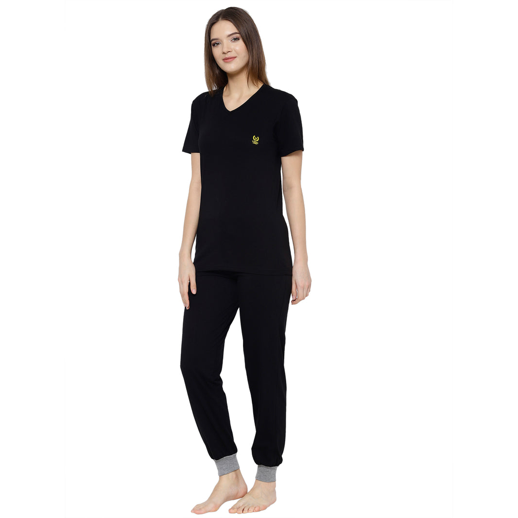Mack Jonney Black Women's Night Suit