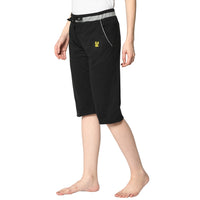 Mack Jonney Black 3/4th Capri For Women's