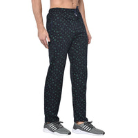 Mack Jonney Dark Blue Cotton Trackpant For Men's