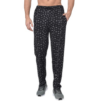 Mack Jonney Black Cotton Trackpant For Men's