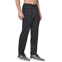 Mack Jonney Black Cotton Trackpant For Men's