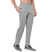 Mack Jonney Grey Cotton Trackpant For Men's