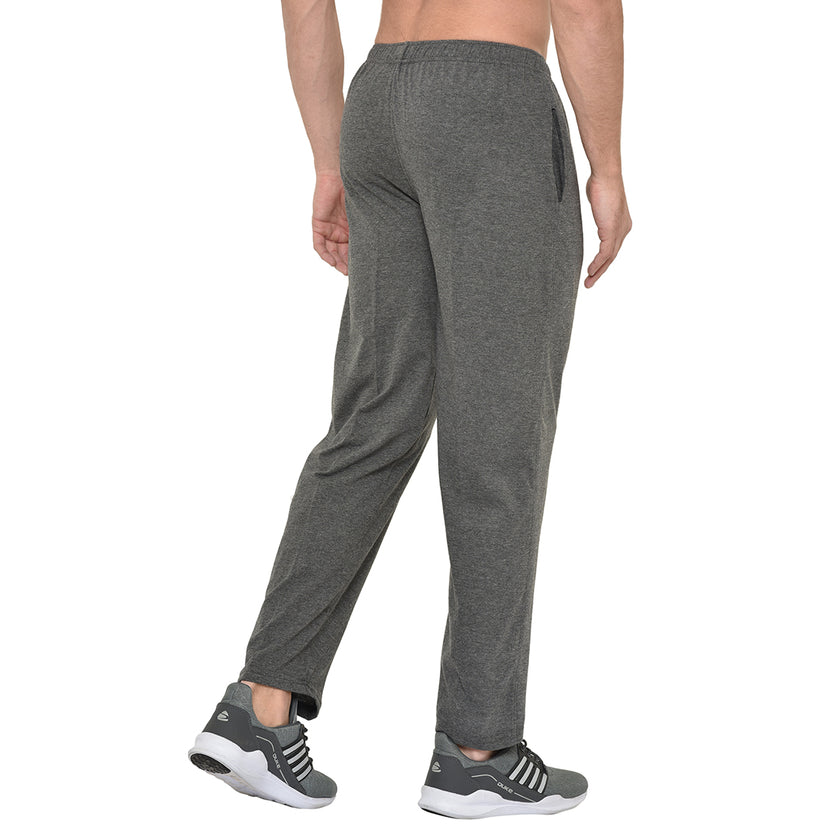 Mack Jonney Grey Cotton Trackpant For Men's