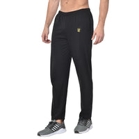 Mack Jonney Black Cotton Trackpant For Men's