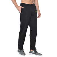 Mack Jonney Black Cotton Trackpant For Men's