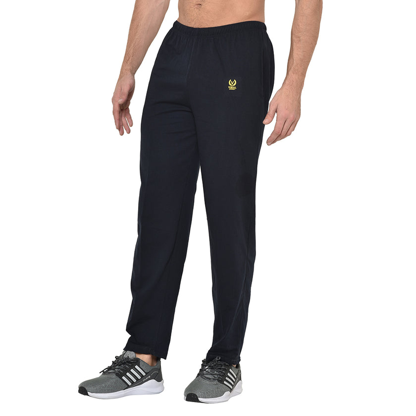 Mack Jonney Dark Blue Cotton Trackpant For Men's