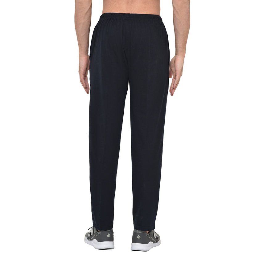 Mack Jonney Dark Blue Cotton Trackpant For Men's