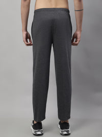Mack Jonney Anthracite Regular fit Cotton Trackpant for Men