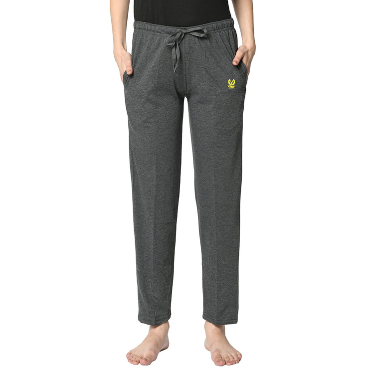 Mack Jonney Grey Trackpant For Women's