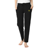 Mack Jonney Black Trackpant For Women's