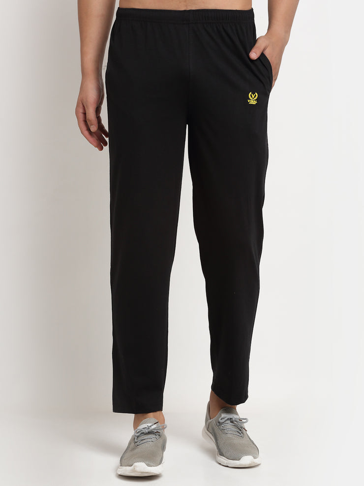 Mack Jonney Regular-Fit Cotton Trackpant for Men