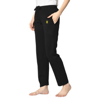 Mack Jonney Black Trackpant For Women's