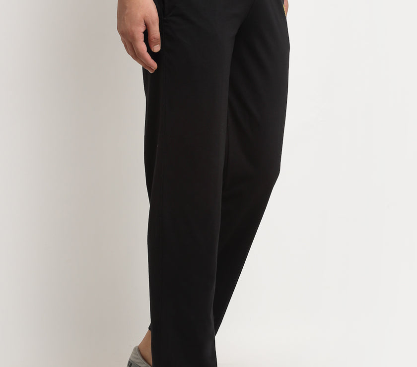 Mack Jonney Regular-Fit Cotton Trackpant for Men