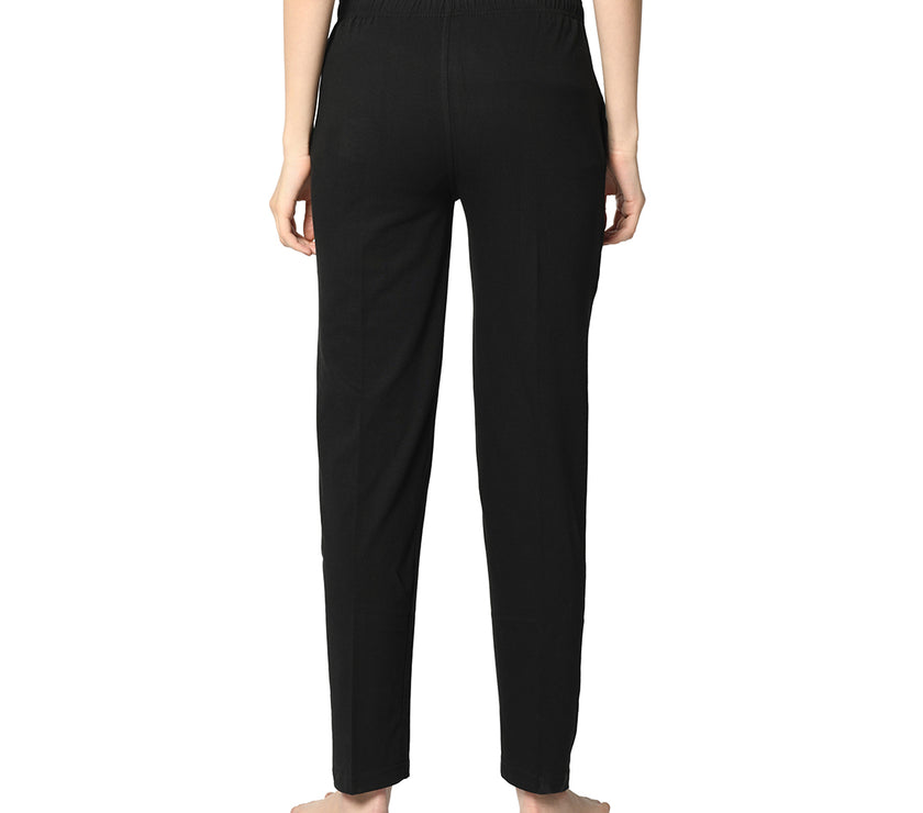 Mack Jonney Black Trackpant For Women's