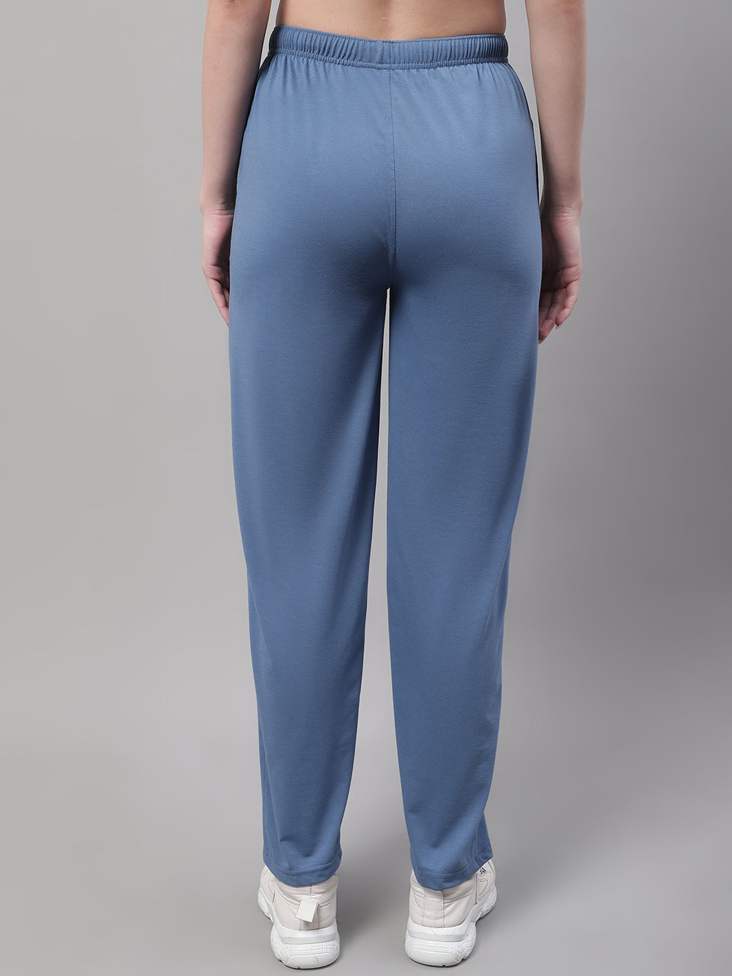Mack Jonney Dark Grey Regular fit Cotton Trackpant for Women(Zip On 1 Side Pocket)