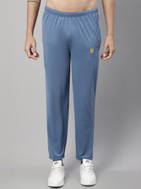 Mack Jonney Dark Grey Regular fit Cotton Trackpant for Men