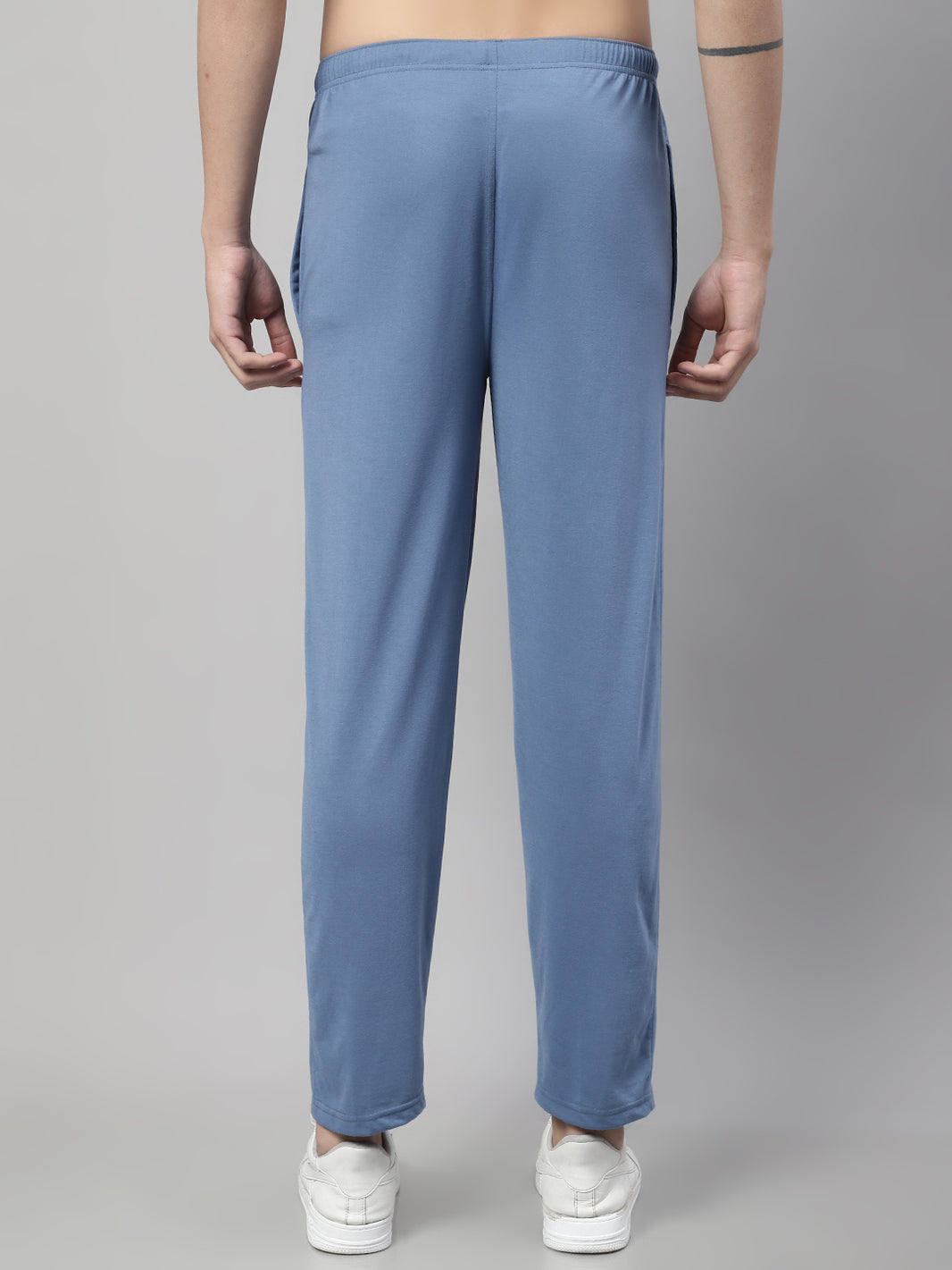 Mack Jonney Dark Grey Regular fit Cotton Trackpant for Men
