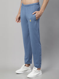 Mack Jonney Dark Grey Regular fit Cotton Trackpant for Men