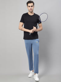 Mack Jonney Dark Grey Regular fit Cotton Trackpant for Men