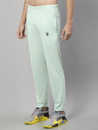 Mack Jonney Light Green Regular fit Cotton Trackpant for Men
