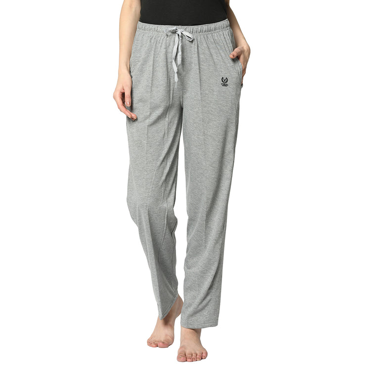 Mack Jonney Grey Trackpant For Women's