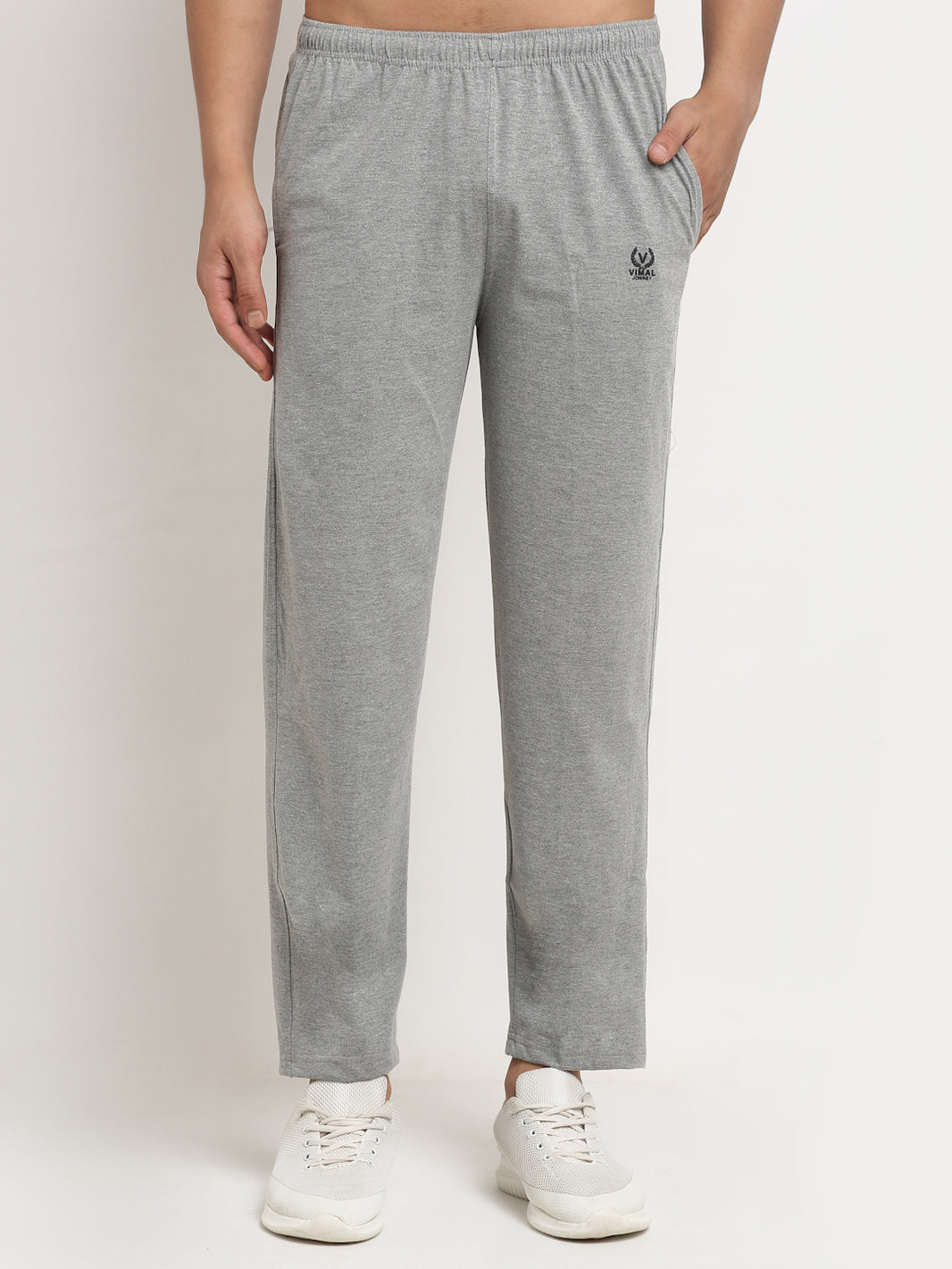 Mack Jonney Regular-Fit Cotton Trackpant for Men