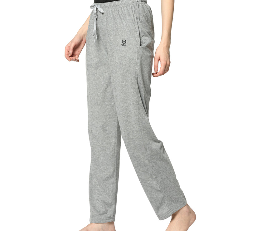 Mack Jonney Grey Trackpant For Women's