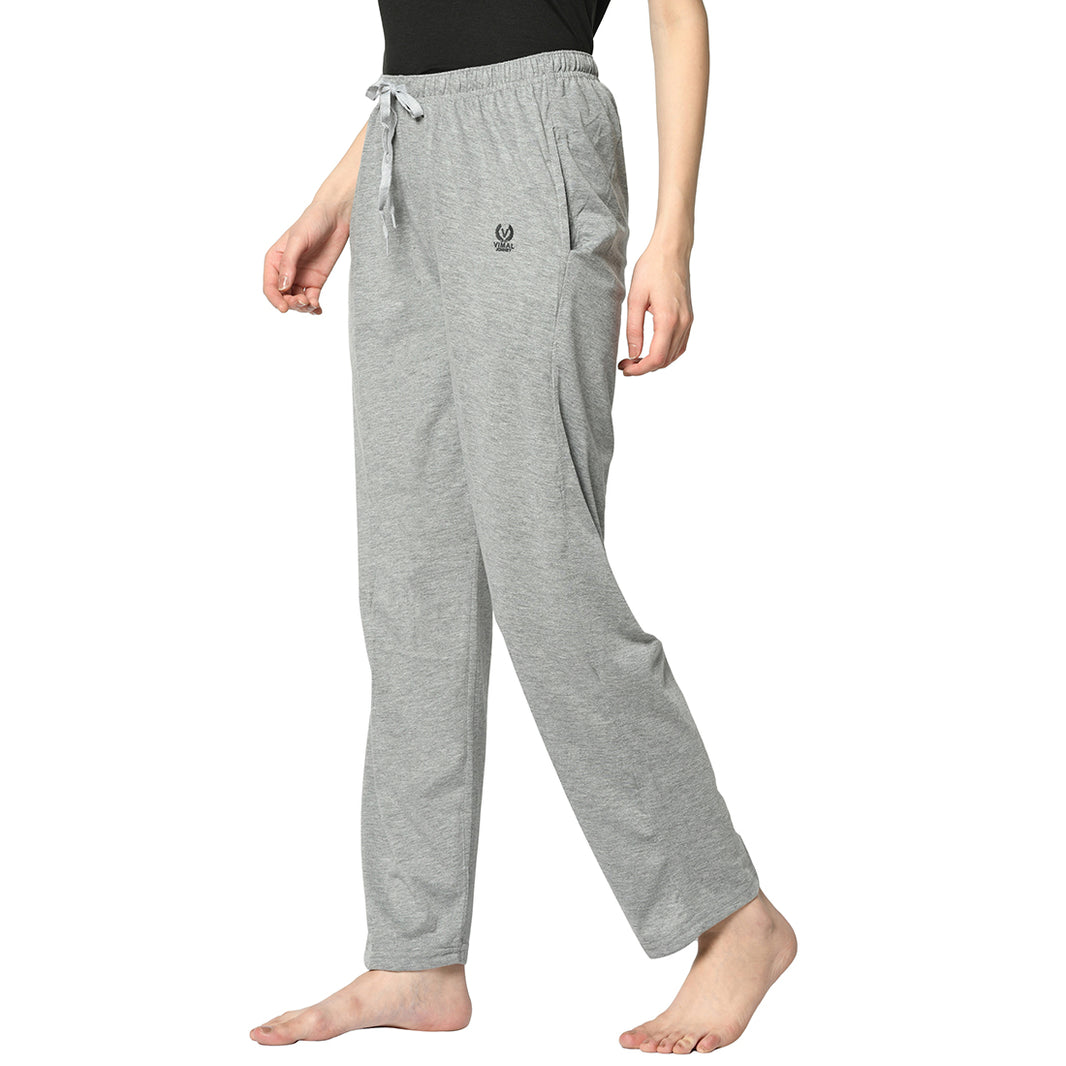 Mack Jonney Grey Trackpant For Women's