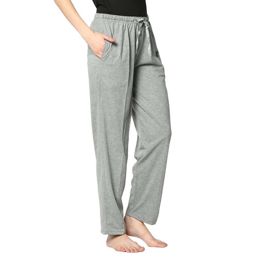 Mack Jonney Grey Trackpant For Women's